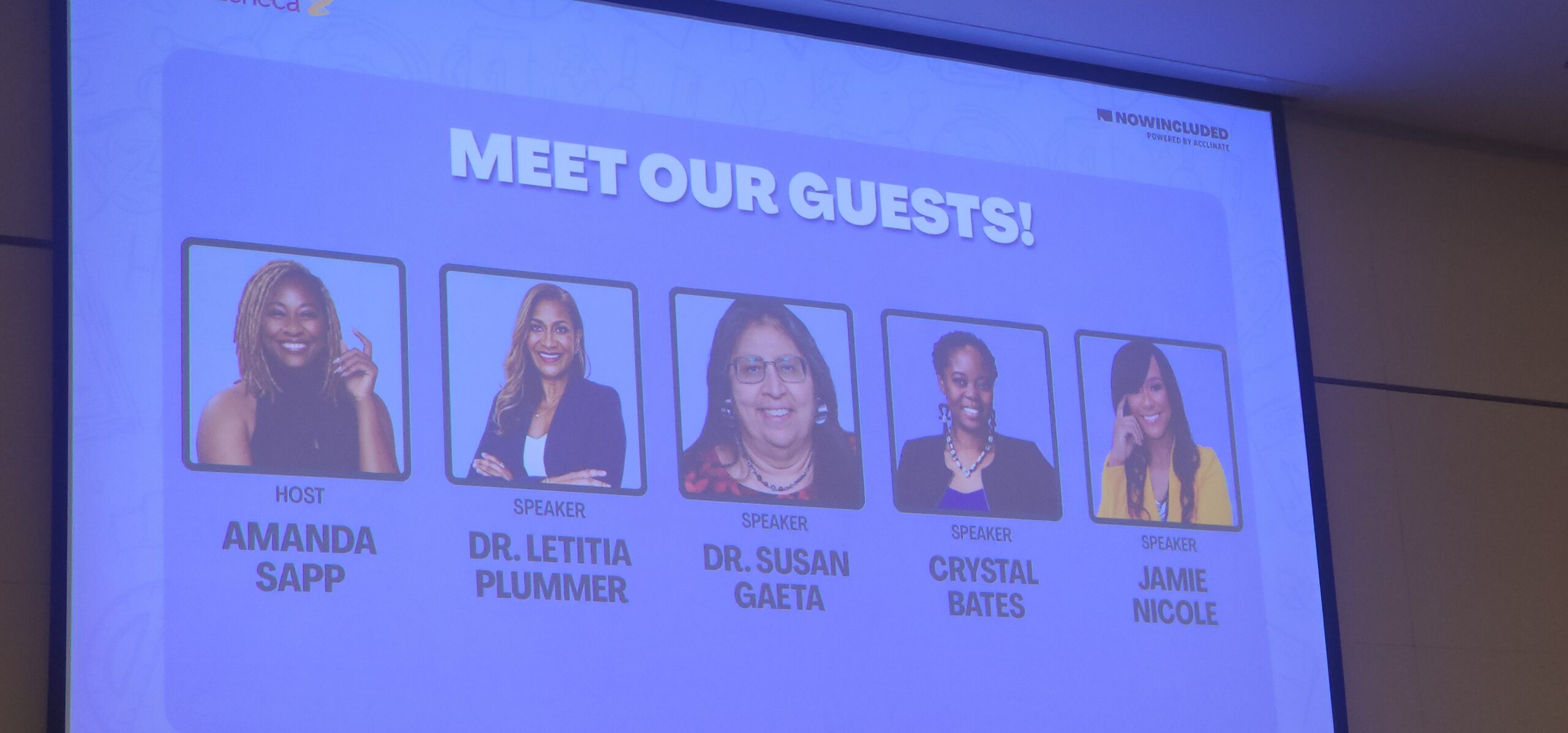 ThClear the Air event graphic featuring host Amanda Sapp and speakers Dr. Letitia Plummer, Dr. Susan Gaeta, Crystal Bates, and Jamie Nicole